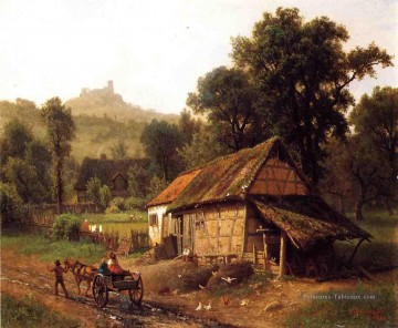 Dans les Foothills Albert Bierstadt Peinture à l'huile